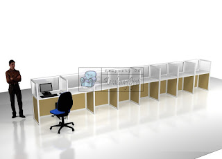 Cubicle Workstation - Pesan Furniture Online - Furniture Semarang