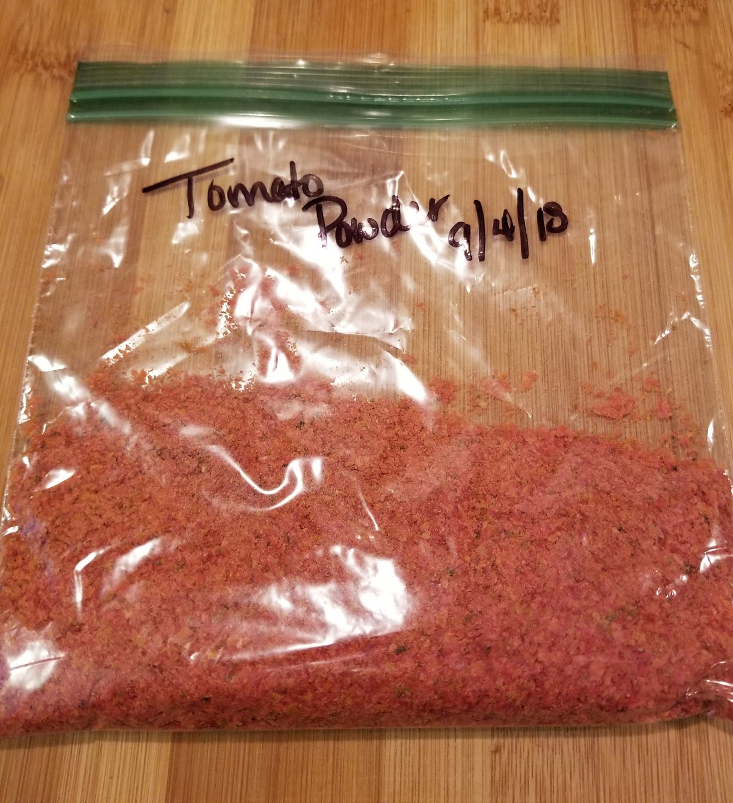 DEHYDRATING TOMATO SKINS TO MAKE TOMATO POWDER