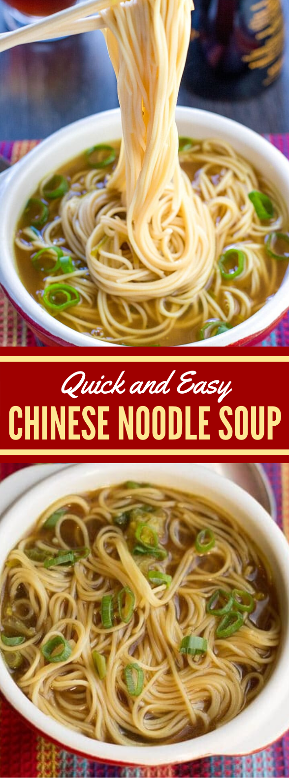Quick & Easy Chinese Noodle Soup #dinner #lunch Quick & Easy Chinese Noodle Soup #dinner #lunch