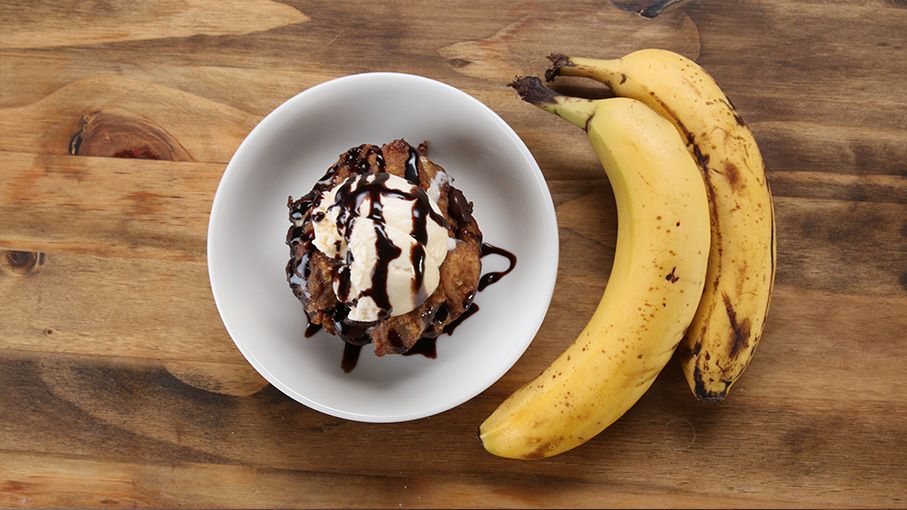 Artes Culinarias Pudin de pan con guineo maduro
