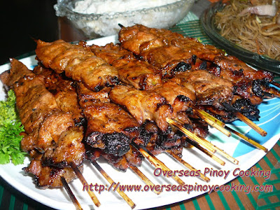 Pinoy Pork Barbecue on Stick