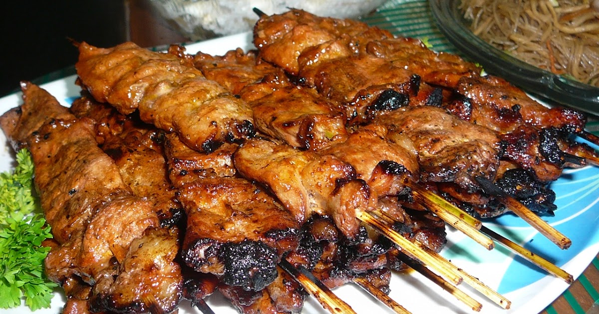 Pinoy Pork Barbecue on Stick