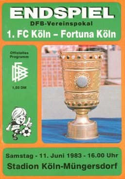 TWB22 DFB Pokal 1982 1983 FC Köln Fortuna Köln