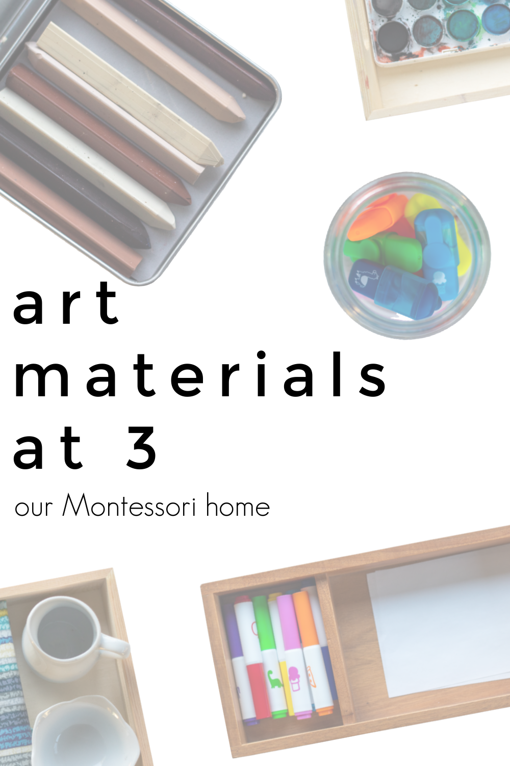 Setting Up an Art Corner for Kids: Our Essentials for Build-Your-Own  Montessori-Inspired Art Trays – MOMtessori Life