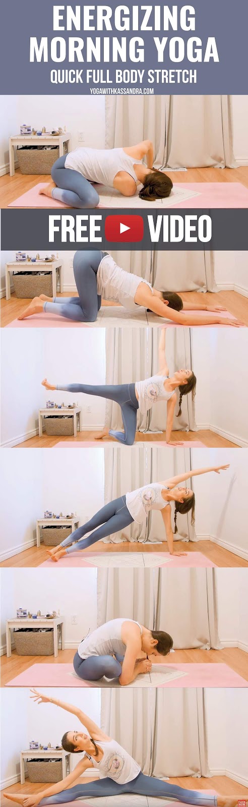 6 Poses to Boost Your Energy in the Morning - Yoga with Kassandra Blog