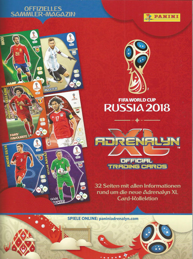 Football Cartophilic Info Exchange Panini Adrenalyn XL FIFA World Cup 2018 Russia (19