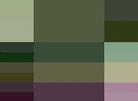 Cypress кипарис Палитра акцентированной аналогии цветов Осень-зима 2014 Pantone модные популярные цвета