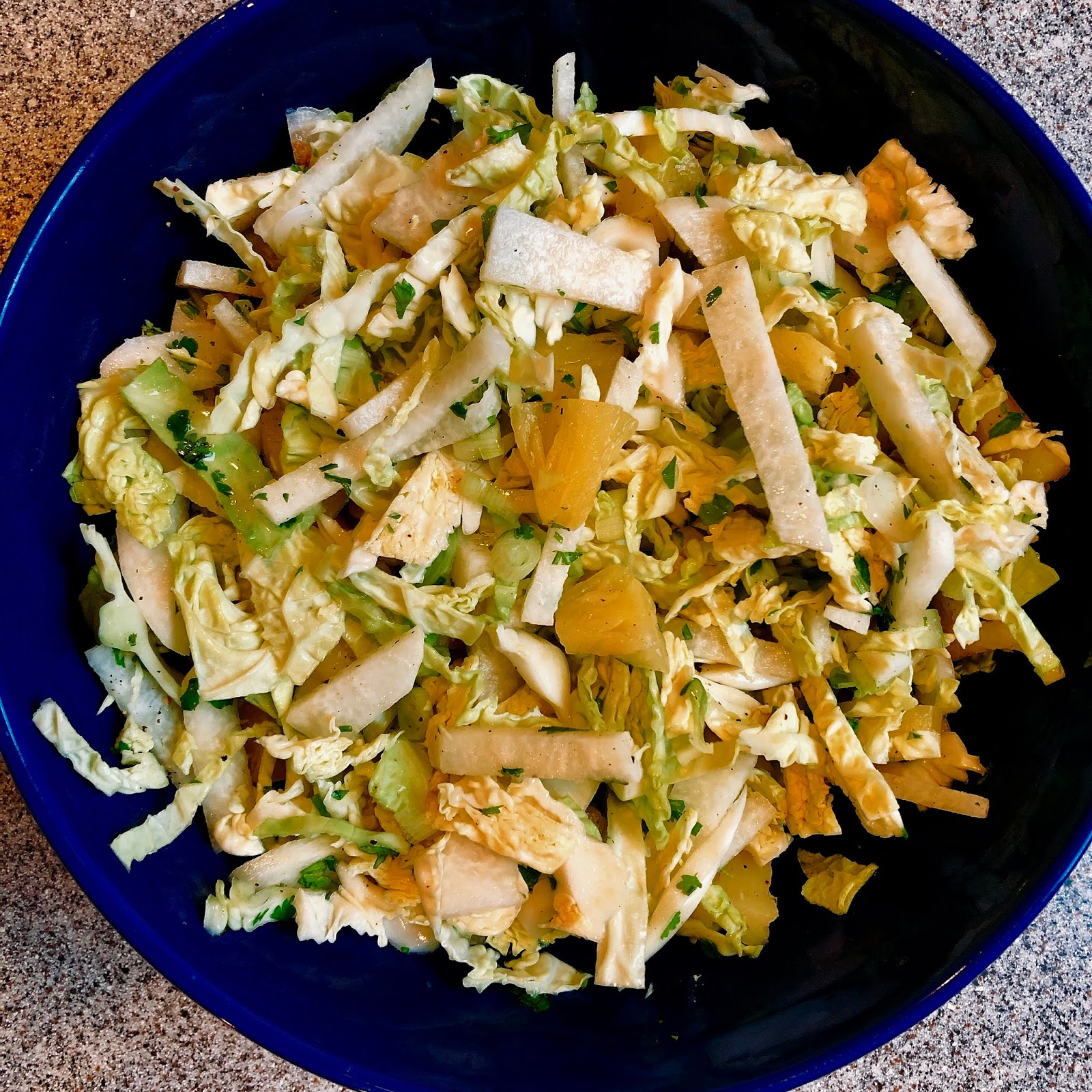 Husband Tested Recipes From Alice's Kitchen Pineapple Jicama Slaw
