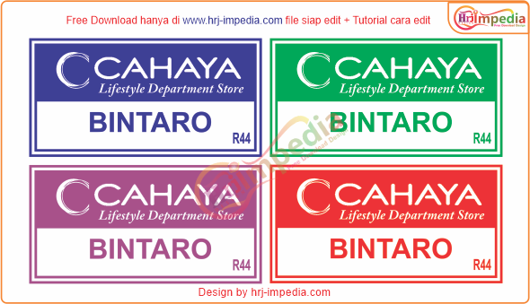 Contoh Stempel Cahaya Store Bintaro Contoh Cap Stempel
