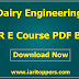 Dairy Engineering ICAR e course PDF Book Download E Krishi Shiksha