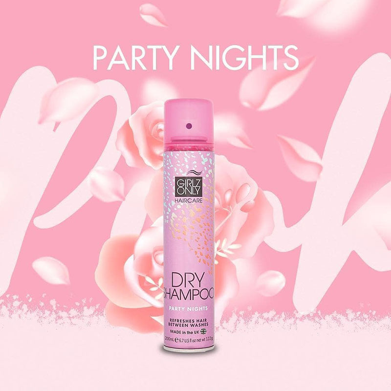 Dầu gội khô Girlz Only Party Nights 200ml (Hồng)