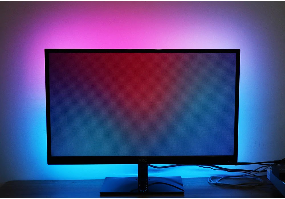 Jual Ambilight Ambient Light Led Strip RGB Auto Sync Monitor