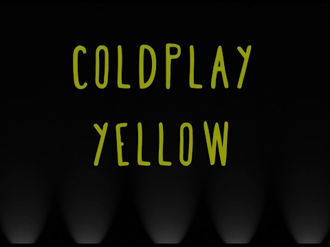 lirik lagu coldplay yellow dan terjemahannya