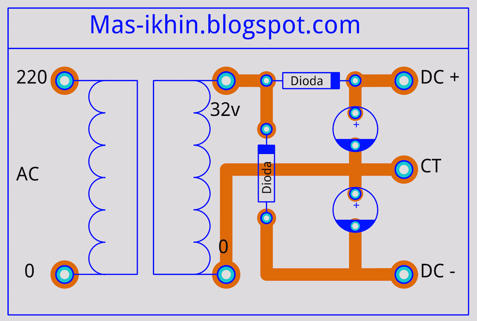 Cara Membuat PSU Setengah Gelombang & Full Gelombang - Mas ikhin Web'Blogs