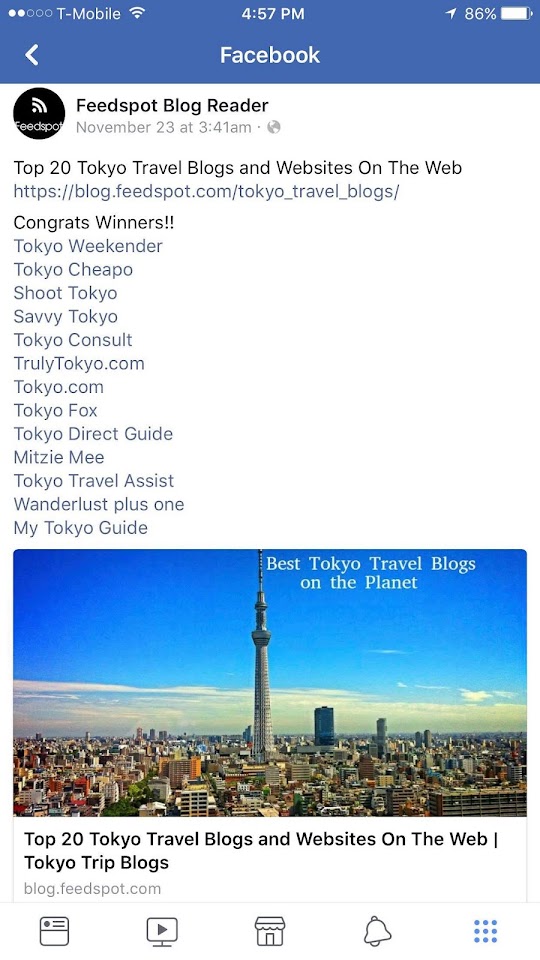 Awarded Top 20 Tokyo Travel Blog