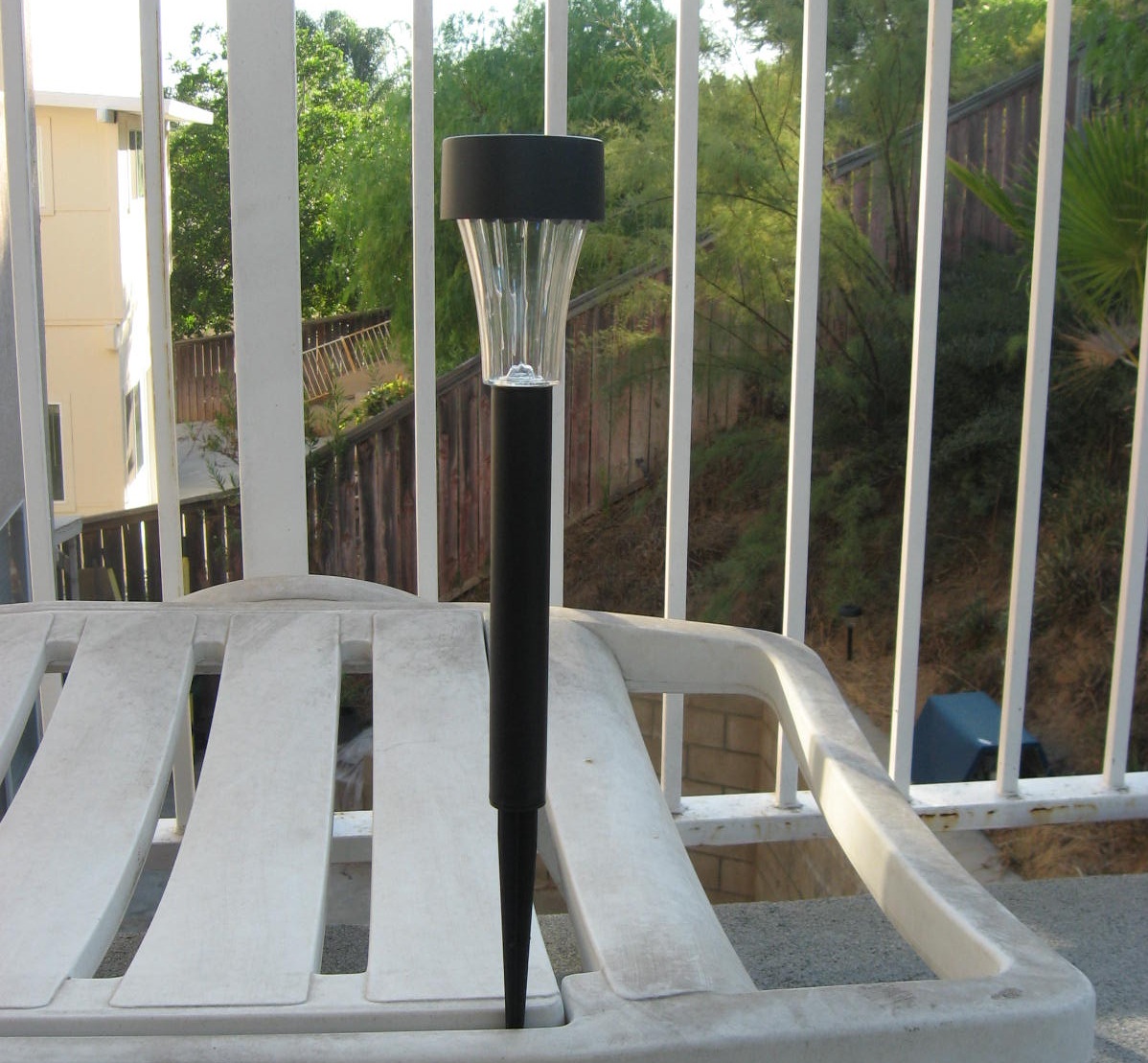 Practically Home Built Solar LED Garden Light Exposed