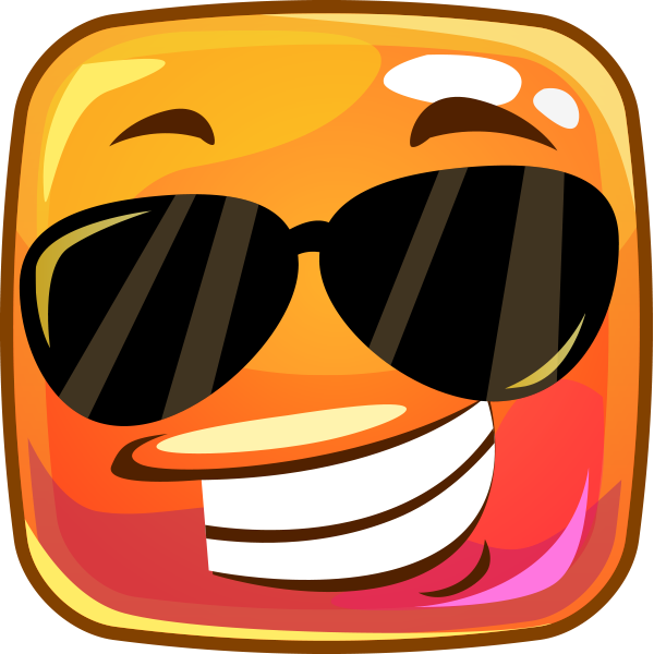 Sunglasses Square Smiley Symbols & Emoticons