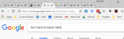 browser tabs