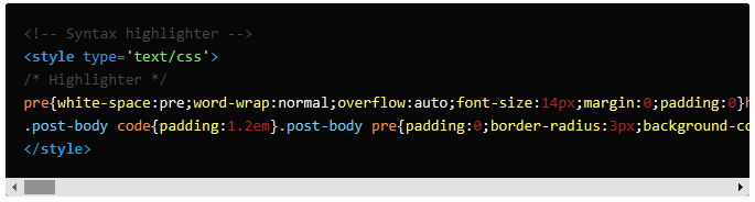 Cara Memasang Syntax Highlighter Keren dan Berwarna di Blog Cara Memasang Syntax Highlighter Keren dan Berwarna di Blog
