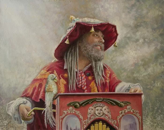 Шарманщик Российский художник. Юлия Бакаева