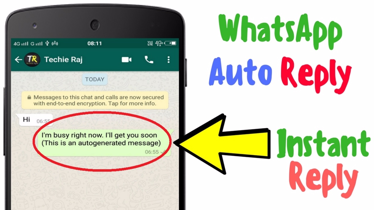 How To Set Auto Reply On Whatsapp - Riset