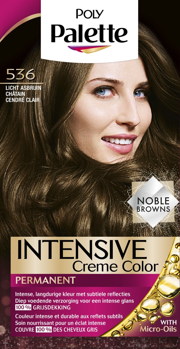 Review New Poly Palette Noble Browns Hair Dye Line In 536 Light
