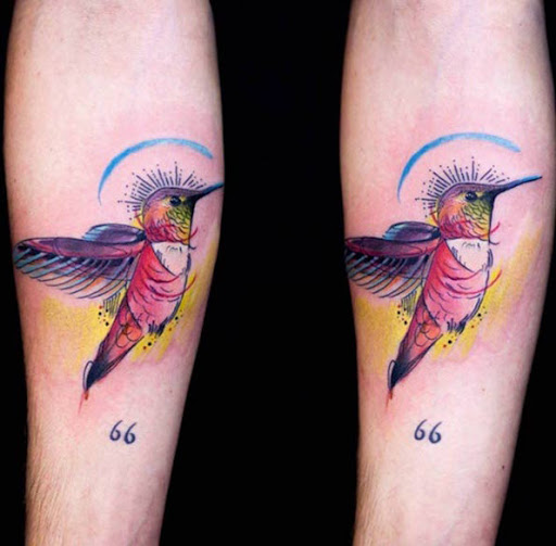 Diese erstaunliche Skizze Stil hummingbird