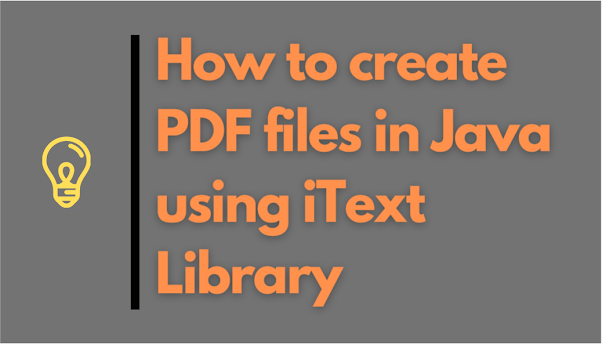 How to create PDF files in Java using iText
