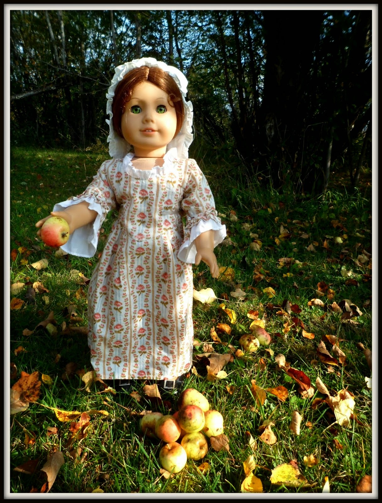 Felicity, fall apple picking