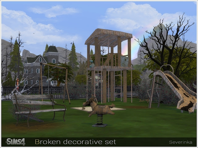 Детская площадка — наборы декора и объектов Sims 4 со ссылкой для скачивания