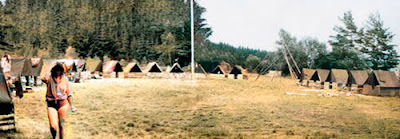 Pohled na tábor 1991