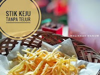 Stik Keju tanpa Telur by Malikhah Hanum