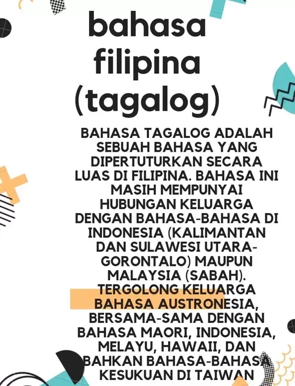 infografis bahasa filipina