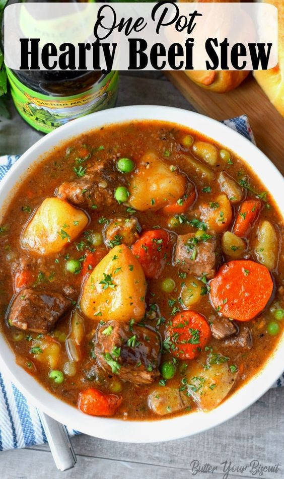 Hearty Beef Stew Secret Delicious Recipes Foods