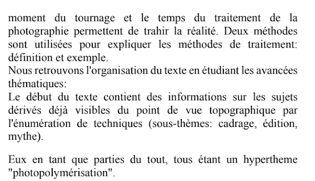 تلخيص نص le langage de l'image للسنة الاولى ثانوي