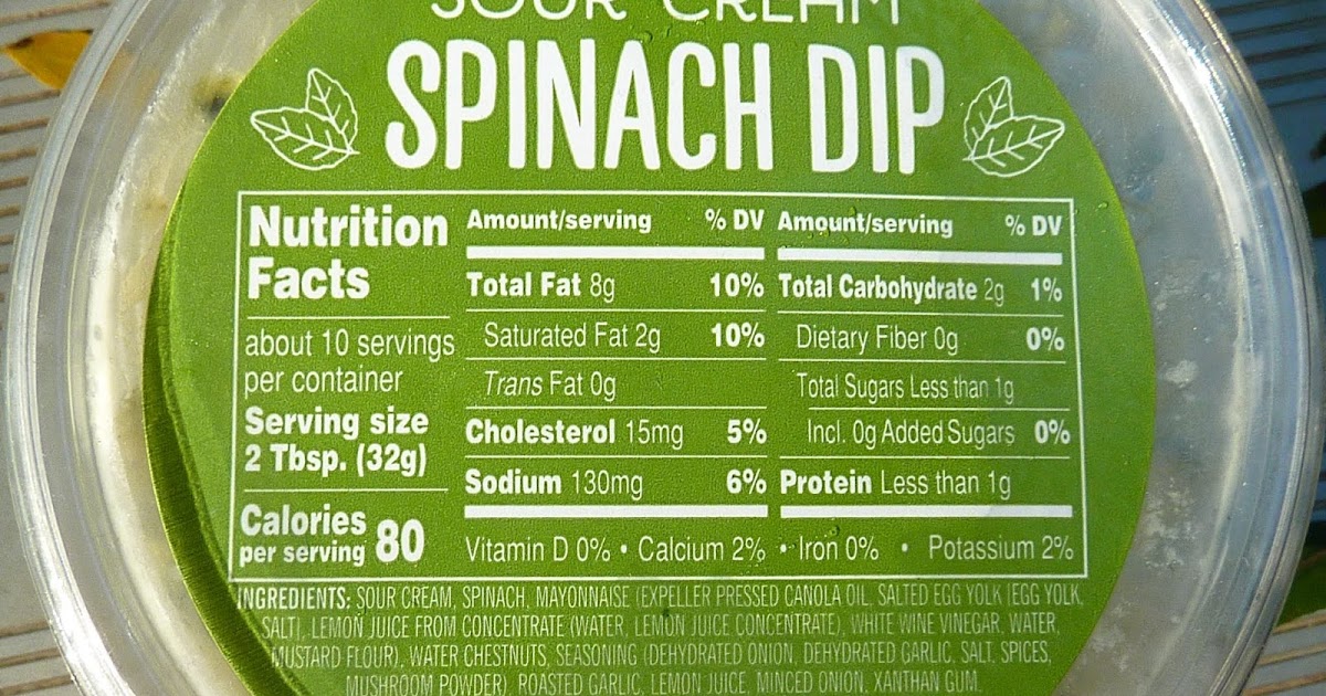 What's Good at Trader Joe's? Trader Joe's Sour Cream Spinach Dip