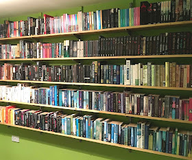 books, bookshelves, the-writing-greyhound