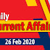 Kerala PSC Daily Malayalam Current Affairs 26 Feb 2020
