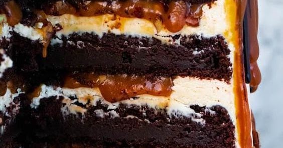 Turtle Chocolate Layer Cake - Food Favorie