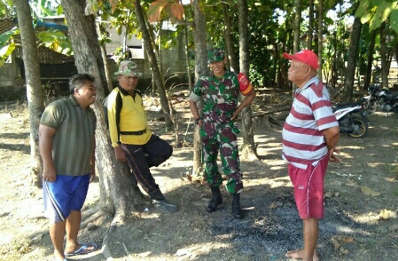 Babinsa Jalin Komunikasi Bersama P3A Babinsa Jalin Komunikasi Bersama P3A