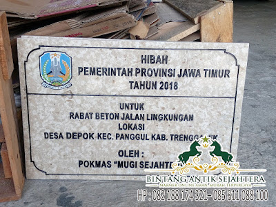 Prasasti Di Tulungaguung, Harga Prasasti Marmer 2018, Grafir Papan Nama Prasasti