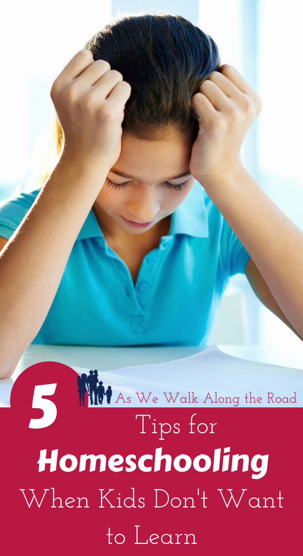 Homeschooling when kids don't want to learn Homeschooling when kids don't want to learn
