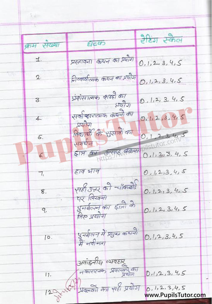 Skill of Illustration Lesson Plan in Hindi on kabir Ki Sankhiya  for B.Ed and DELED