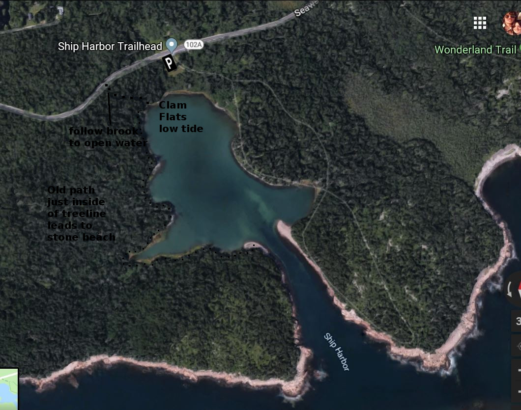 ABANDONED TRAILS OF ACADIA NATIONAL PARK SHIP HARBOR TO WONDERLAND