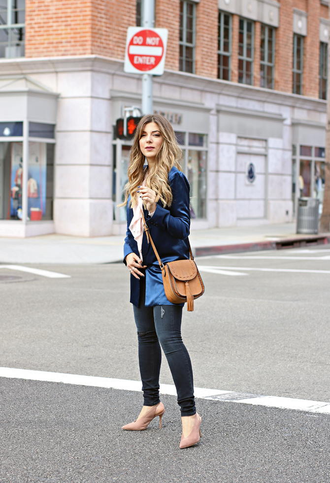 Statement Skinny Jeans Studs and Sapphires