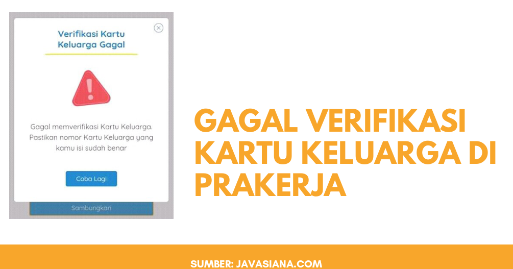 Gagal Verifikasi Kartu Keluarga Di Prakerja Ini Respon Mereka