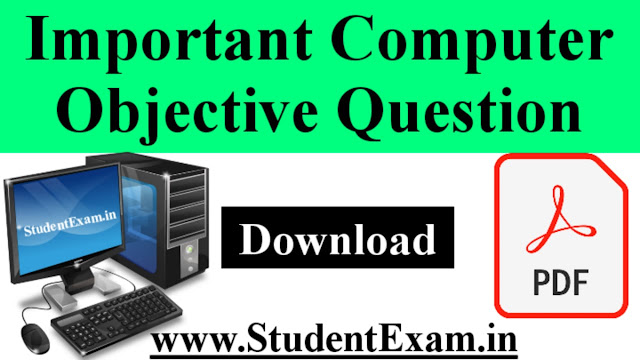 Objective Question in Computer Objective Questions Of Computer in Hindi PDF Download