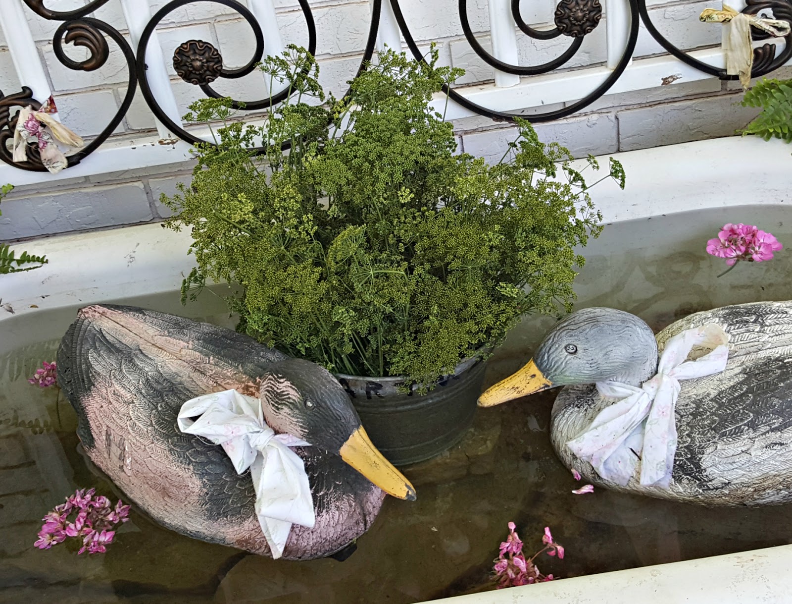 Penny's Vintage Home Bathtub Duck Pond