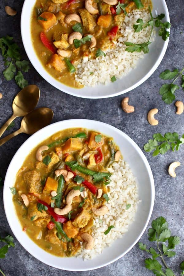 Instant Pot Sweet Potato Chicken Curry (Includes Slow Cooker option