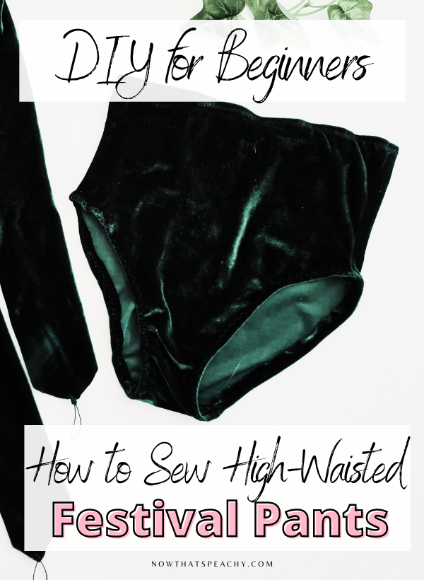 How to Sew High Waisted Festival Hot Pants FASHION DIY Now thats Peachy